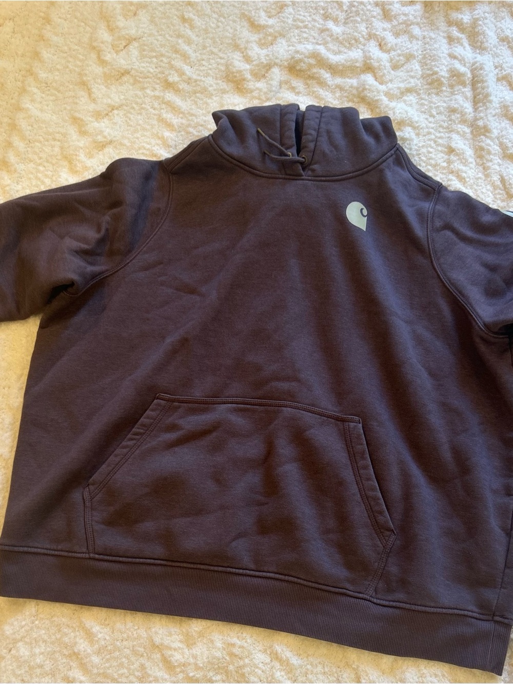Women’s plus Pullover Hoodie Sweatshirt in Deep Purple